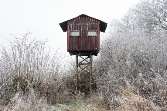 kazatelna na ocelovém sloupu