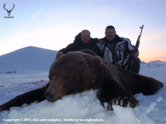 Ulovenie medveďa na Kamčatke