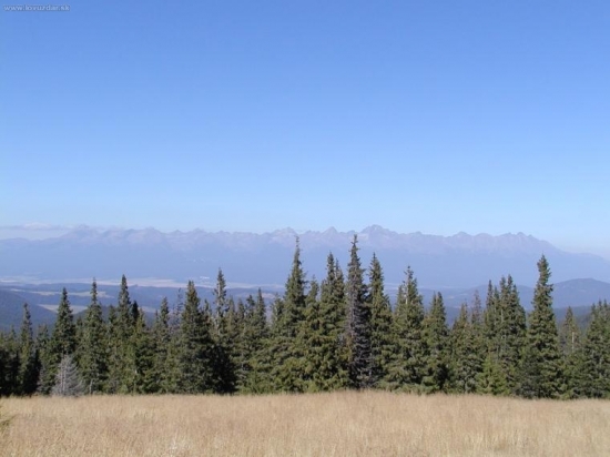 Pohľad na Vysoké Tatry z Nízkych Tatier