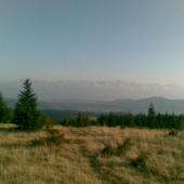 Pohľad na Vysoké Tatry z Nízkych Tatier