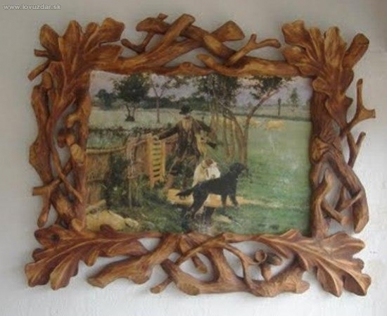 Obrazovy rám (slovenskeho rezbara Andreja Kúchu)