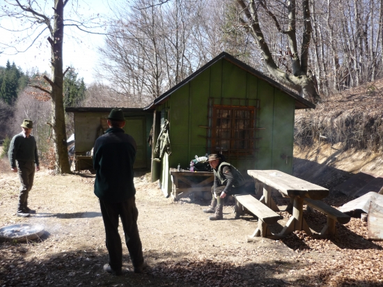 Aprilové posedenie na chate