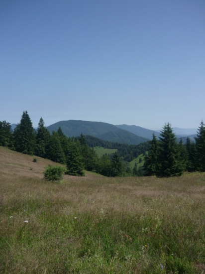 Biely potok v pozadí Kopa Velká Fatra