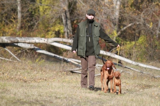 takto sa učíme chodiť pri nohe..ak mám ryšavé duo