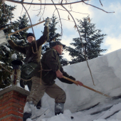 6 rokov u nás tolko snehu nebolo