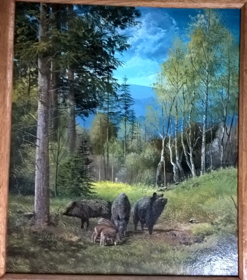 Zátišie s diviakmi