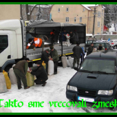 Keď prišlo krmivo.