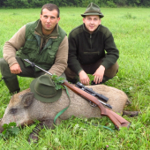Lanštiak z nedeľnej rannej postriežky s kamarátom Tomkom