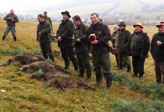 Úspešní strelci na sv. Huberta