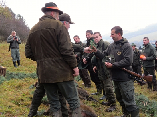 Odovzdávanie zálomkov úspešným strelcom