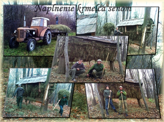 Jesenné naplnenie krmelca senom