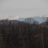 Tatry fotené spod Makovice