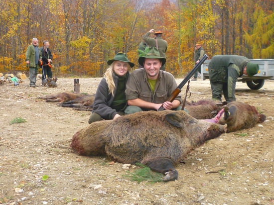 diviak so spoločnej poľovačky