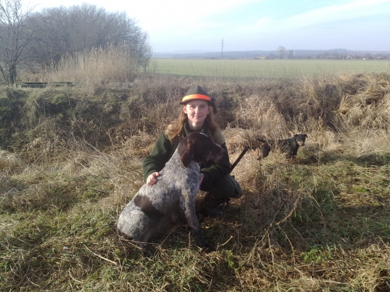 Fany a ja na polovacke