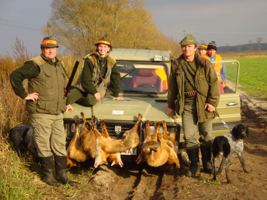 spoločná polovačka na bažanty