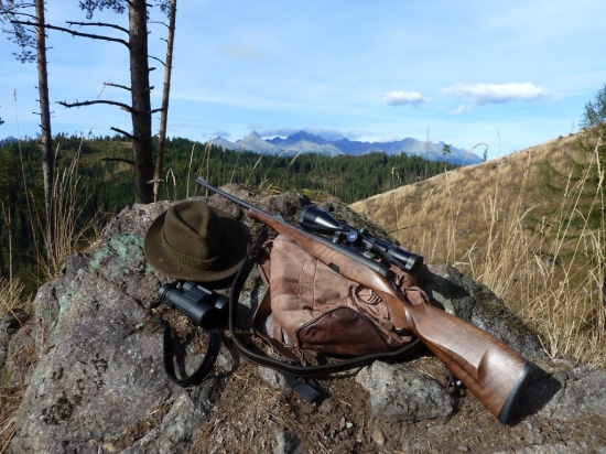 Pohľad na Tatry z nášho revíru
