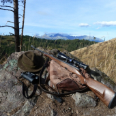 Pohľad na Tatry z nášho revíru
