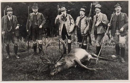 František Josef I s úlovkom