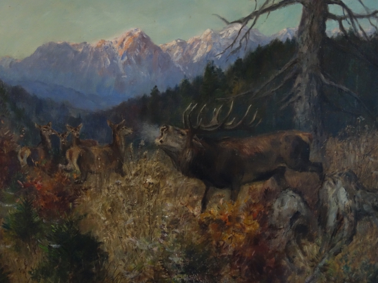 Jelenia ruja - olej na plátne