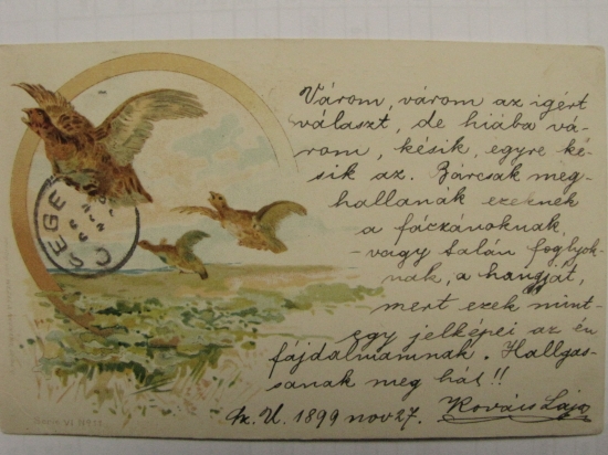 Pohladnica z roku 1899