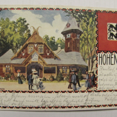 Prvá medzinárodná polovnícka výstava-Viedeň 1910-Pavilon kniežata Hohenloheho
