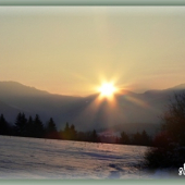 Mrazivý západ Slnka