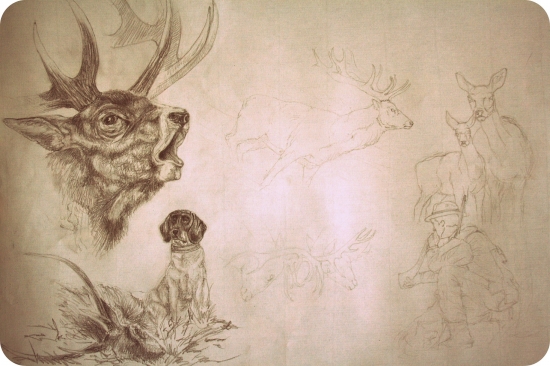 Výjavy z jelenej ruje - proces