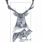 Kráľ so svojim služobníctvom