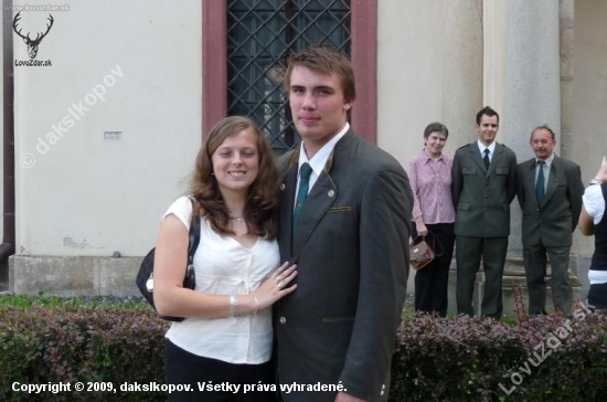 Malý Daksl na slavnostním předání mat.Vysvědčení