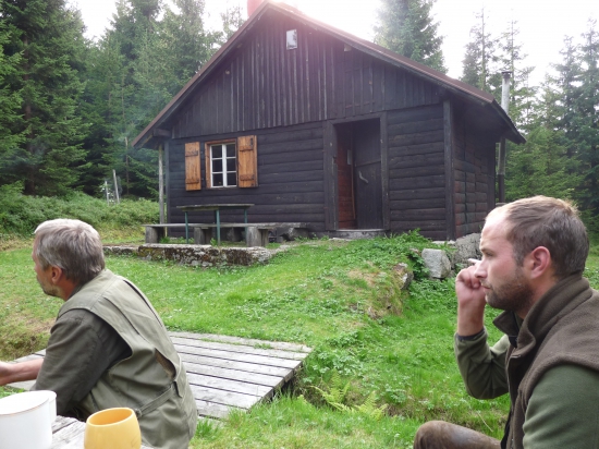 Chata Jelenka.Spal v ní i profesor Komárek.