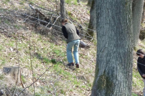 Květuška v akci(je třeba přibrat nebo neušlápne štychar:))))