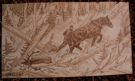 ...v tazkom terene...