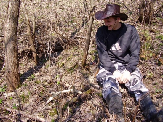 ...Laceko so svojim prvym v zivote...