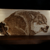 ...podlozka pod vlciu lebku...