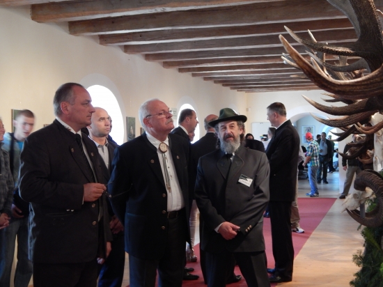 ...aj pán prezident obdivoval krásne trofeje z Hornej Nitry