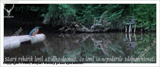 Lovil až do noci...