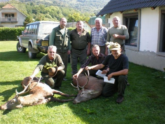 Prvé v živote ulovené jelene mojich hosti