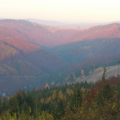 západ slnka dnes podvečer...