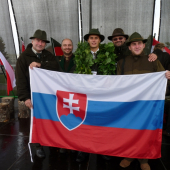 Slovenska delegacia na ME vo vabeni jelenov
