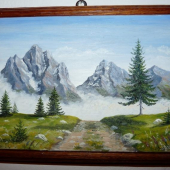 miniatura na dreve
