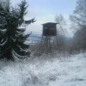 moja kazatelna v zimně