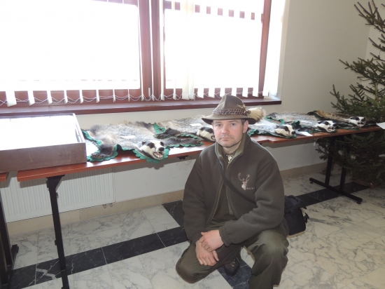 Ja s úlovkom na chovaťelskej výstave