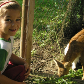 Zachránená pri povodniach.