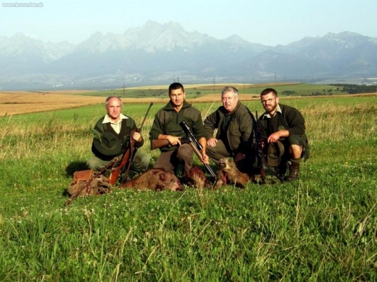 Ranná postriežka s priateľmi v Zaľubici