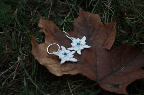 Náušnice s motívom plesnivca