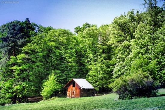 Senník pod Malou suchou (úprava na olejomaľbu)