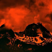 Svitanie nad Svajciarskymi Alpami