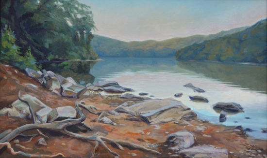 Morské oko, 52x85 cm, olej, 2013