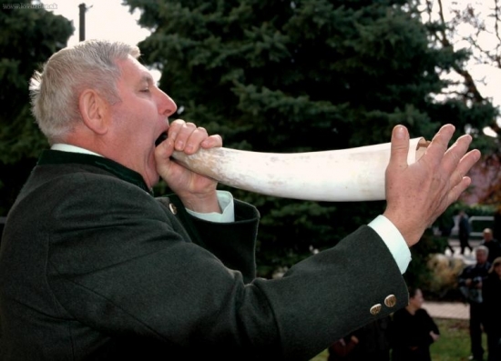 Ukážka vábenia jeleňov MVDr. G. Dudáš