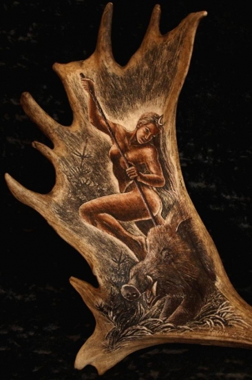 Diana lovící kňoura